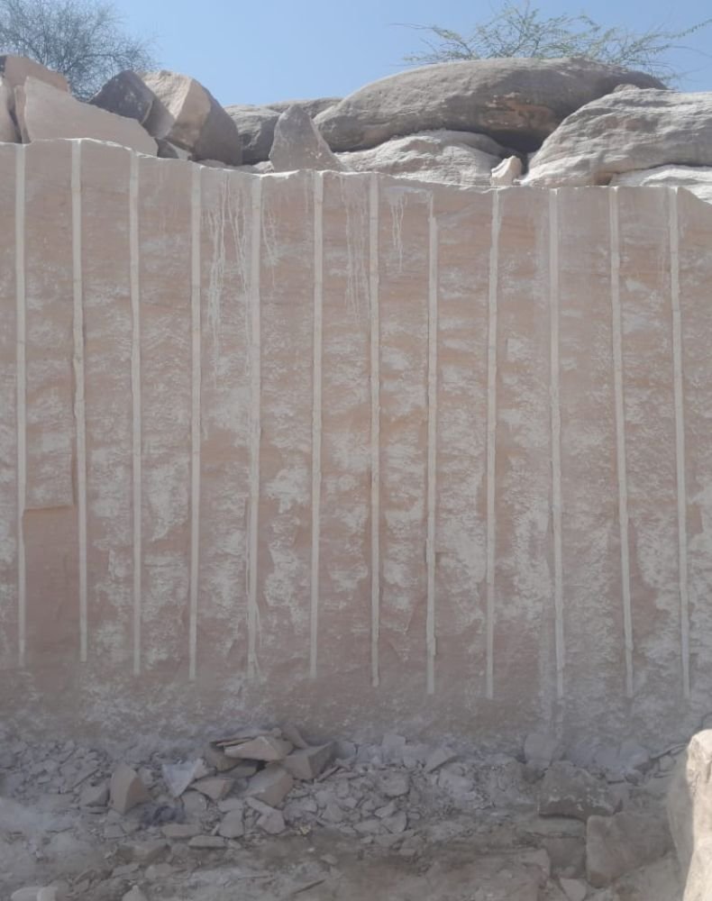 Sandstone Block Quarrying, Mirzapur, Uttar Pradesh Sandstone Block Quarrying, Mirzapur, Uttar Pradesh